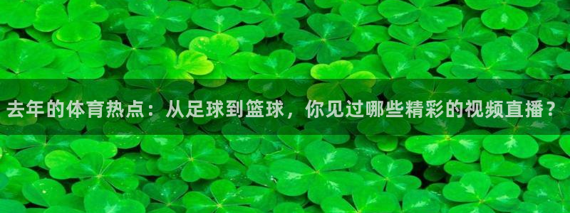 足球直播山猫：去年的体育热点：从足球到篮球，你见过哪些精彩的视频直播？
